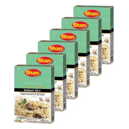 Miniatura 180 de Shan Korma Recipe and Seasoning Mix 1.76 oz (50g) - Spice Powder for Traditional Meat in Yogurt Sauce - Suitable for Vegetarians - Airtight Bag in a
