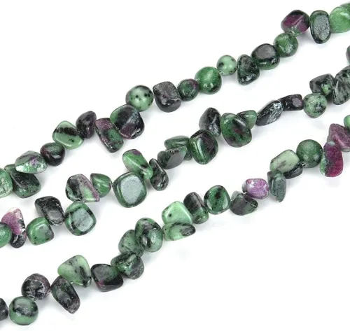 Miniatura 34 de Adabele GZ6-45 - Cuentas sueltas Keishi de pétalos de amazonita natural de 15 pulgadas a 0.787 in, forma libre, para hacer joyas artesanales