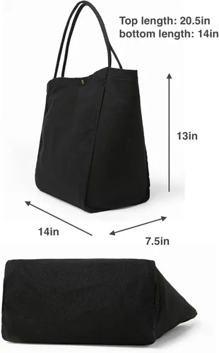 Miniatura 2 de Jeelow Bolso de mano de lona para hombre y mujer