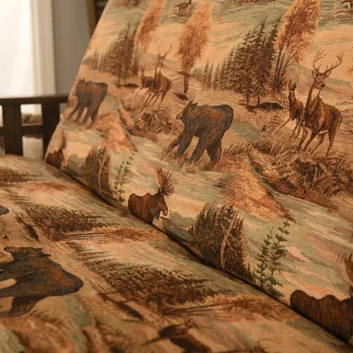 Miniatura 6 de Kodiak Furniture Tucson - Juego de futón de tamaño completo con acabado en nogal rústico, canadiense Canadá