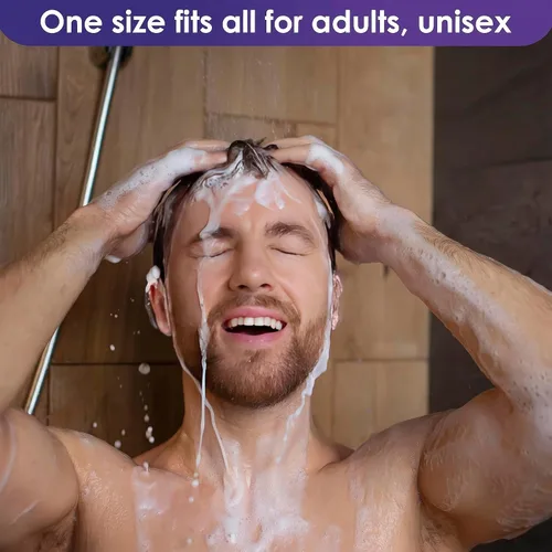 Miniatura 7 de 100 piezas de cubiertas para los oídos para la ducha - Cubiertas desechables para los oídos para secador de pelo - Fácil de estirar, resistente al