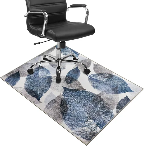 Miniatura 8 de Tapete para silla de oficina para suelo de madera dura, tapete de piso de 55 x 35 pulgadas para silla de oficina, tapete para silla de escritorio