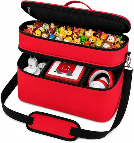 Miniatura 11 de Bevegekos Bolsa de viaje de almacenamiento para Toniebox 2, juego de iniciación, para figuras de Tonie, estación de carga y auriculares, solo funda
