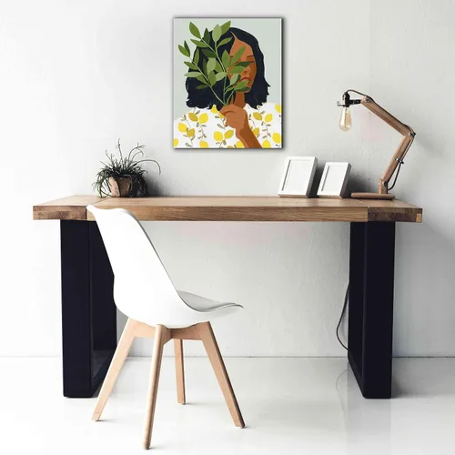 Miniatura 8 de Epic Graffiti 'Botany Portrait I' de Victoria Barnes, arte de pared en lienzo Giclée, 20 x 24 pulgadas