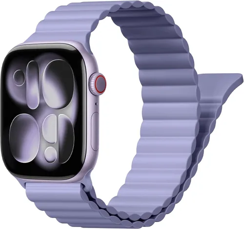 Miniatura 14 de BXUXOHS - Bandas deportivas magnéticas para Apple Watch de 40mm, 38mm, 41mm, 42mm, 44mm, 45mm, 46mm, iWatch para mujeres y hombres, correa