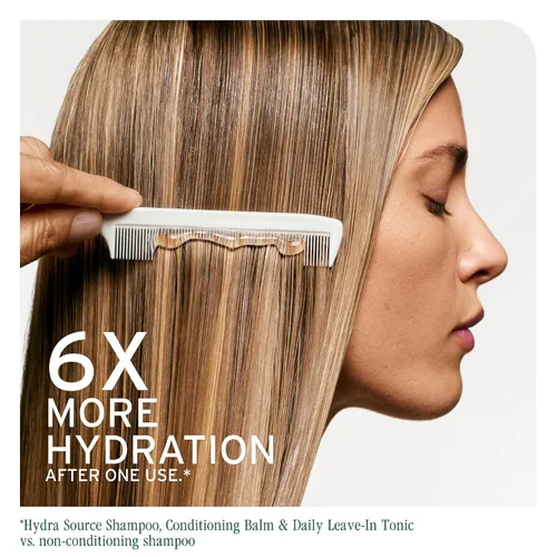Miniatura 4 de BIOLAGE Hydra Source - Solución desenredante para cabello seco, desenreda y controla la estática para menos encrespamiento y se escapa, sin parabenos