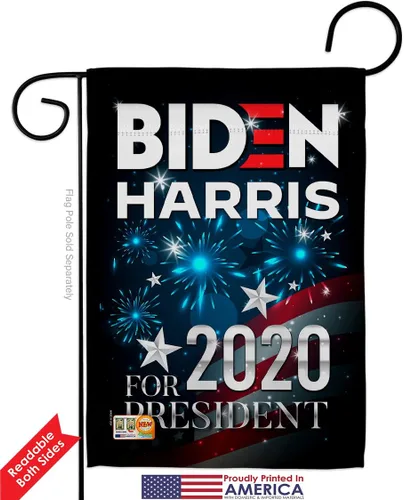 Miniatura 2 de Biden Harris Flag Paquete de bandera del presidente para jardín, votación patriótica, demócrata, partido del té republicano, Estados Unidos, Estados