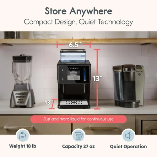 Miniatura 3 de Snowlux Máquina de Hielo de Copo de Nieve Afeitado Autolimpiante, Control de Textura Personalizado de 8 Velocidades, Sistema de Refrigeración