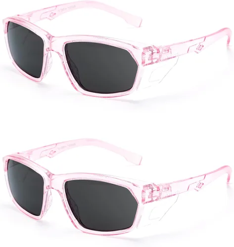 Miniatura 13 de ProtectX Elegantes gafas de seguridad antivaho y resistentes a los arañazos, gafas de protección UV, lentes de bloqueo de luz azul para hombres