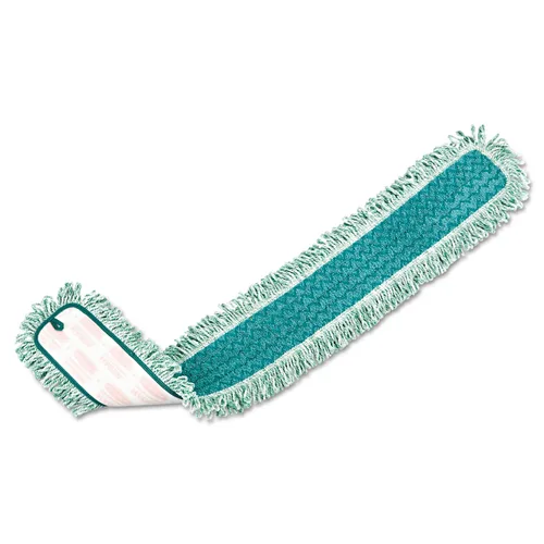 Miniatura 2 de Rubbermaid Commercial HYGEN RCP Q449 - Cabezales de trapeador de polvo con flecos, microfibra, 48 pulgadas, color verde (paquete de 6)
