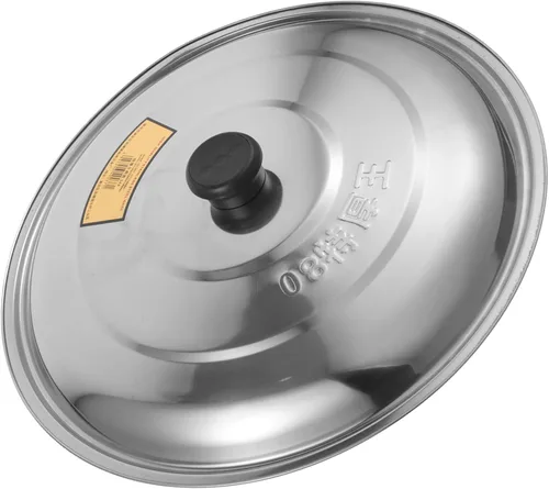 Miniatura 9 de Tapa de olla de acero inoxidable Tapa de sartén de acero inoxidable Accesorio de cocina Accesorio para el hogar Cubierta de sartén multifunción