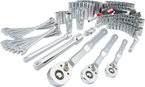 Miniatura 2 de CRAFTSMAN Juego de herramientas mecánicas de 135 piezas, encastre de 1/4, 1/2 y 3/8 pulgadas, juego de llave de dado SAE y métrico con estuche