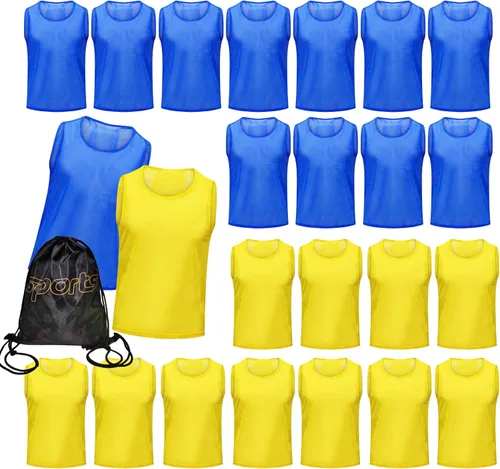 Miniatura 14 de 12/24/48PCS Pinnies Youth Team Pennies para Deportes Niños y Chalecos Scrimmage para Fútbol Baloncesto Jersey Practice