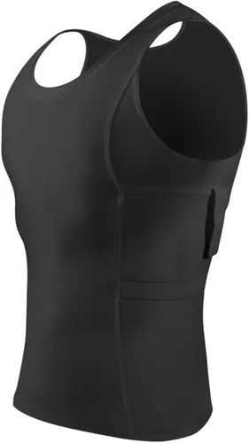 Miniatura 2 de ConcealmentClothes Camiseta sin mangas de compresión para hombre