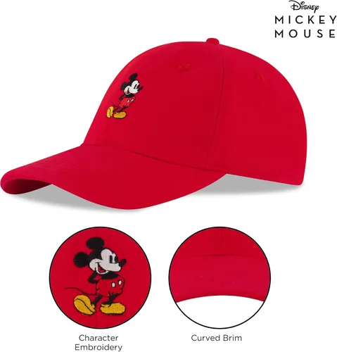 Miniatura 13 de Disney Gorra de béisbol para hombre, sombrero ajustable de Mickey Mouse para adultos