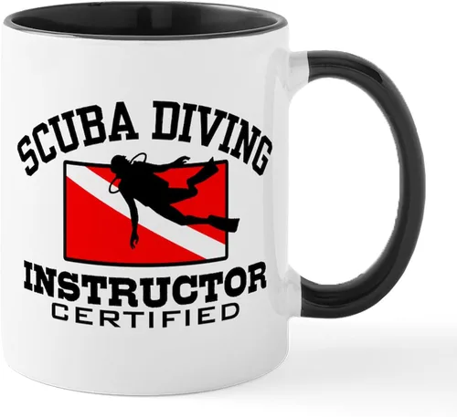 Miniatura 9 de CafePress Scuba Flag Diver Taza de café de cerámica de 11 oz (11.0 fl oz)