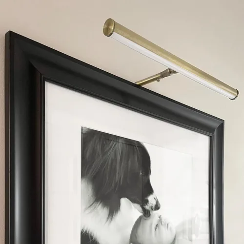 Miniatura 3 de Maxxima Luz LED de pared de 14 pulgadas, pantalla LED integrada, 3000 K blanco cálido, 200 lúmenes, incluye interruptor de encendido/apagado, luz