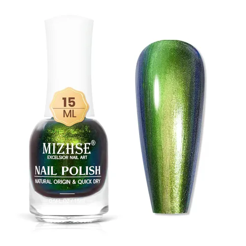 Miniatura 22 de MIZHSE Esmalte de uñas de secado rápido, esmalte de uñas blanco lechoso de secado al aire rápido, 15 ml de esmalte de uñas a base de agua regular