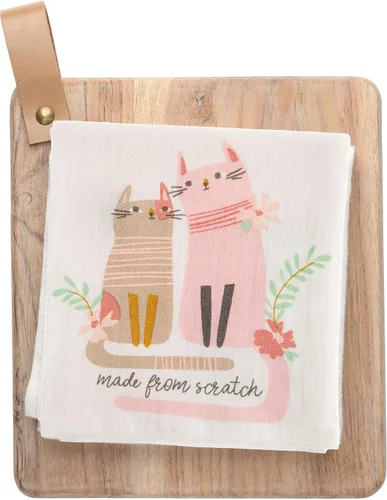 Miniatura 4 de Karma Toalla de té Flora con tabla de cortar Cat