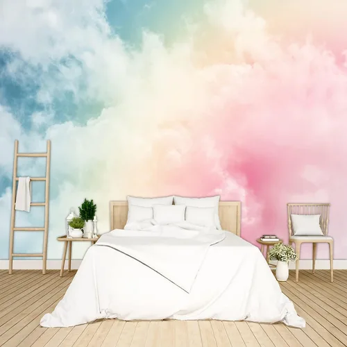Miniatura 34 de Papel tapiz floral de peonía negra para dormitorio, flores botánicas moradas, hojas murales para sala de estar, fondo de TV, mural grande