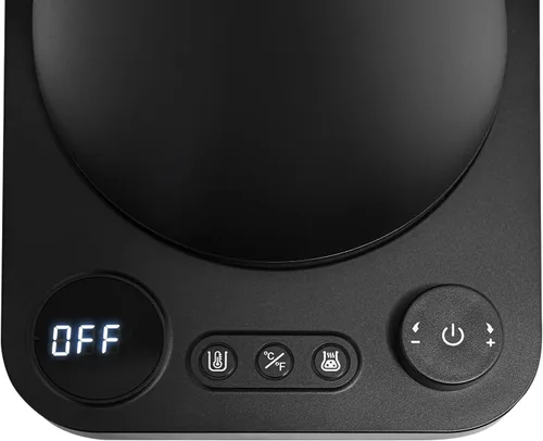 Miniatura 8 de Hervidor eléctrico de cuello de cisne, hervidor de control de temperatura, cafetera de 0.9 L con base de calefacción para hogar, oficina, hotel