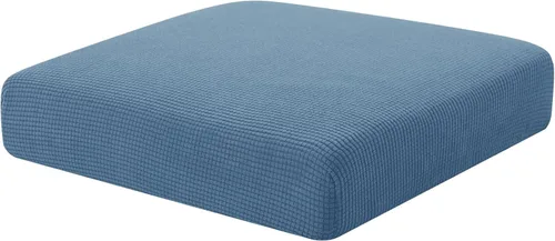 Miniatura 23 de Hokway Fundas de cojín elásticas para sofá Fundas de cojín para sofá Fundas de cojín de asiento de sofá Funda protectora de cojín(Chocolate, Mediano)