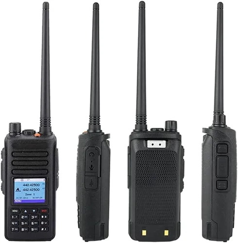 Miniatura 5 de Baofeng DM-1702 con GPS 5W Digital y Analógico Radio bidireccional Banda dual y modo dual DMR Walkie Talkie Ranura de tiempo dual Tier I y II DM1702