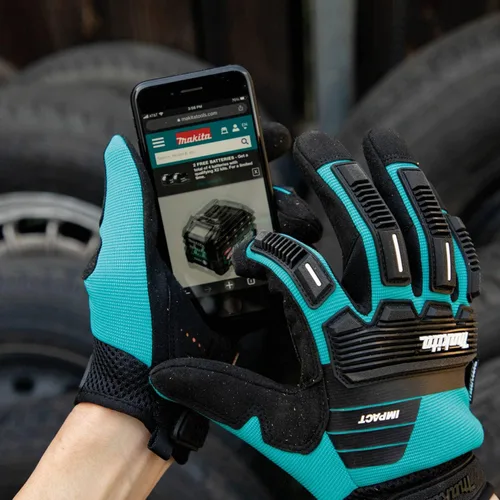 Miniatura 3 de Makita Guantes de demolición de impacto avanzado unisex T 04254