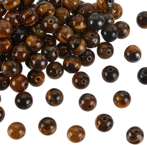 Miniatura 22 de OLYCRAFT 88-98pcspcs - Cuentas de amatista natural de 7.8 a 0.354 in, cuentas de energía redondas sueltas para hacer pulseras, collares, joyas