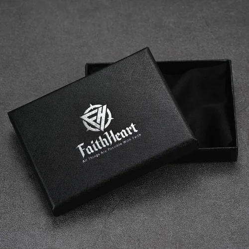 Miniatura 7 de FaithHeart David of Star Collar para hombres y mujeres, collar con colgante de estrella judía, acero inoxidable, amuleto hebreo, caja de regalo