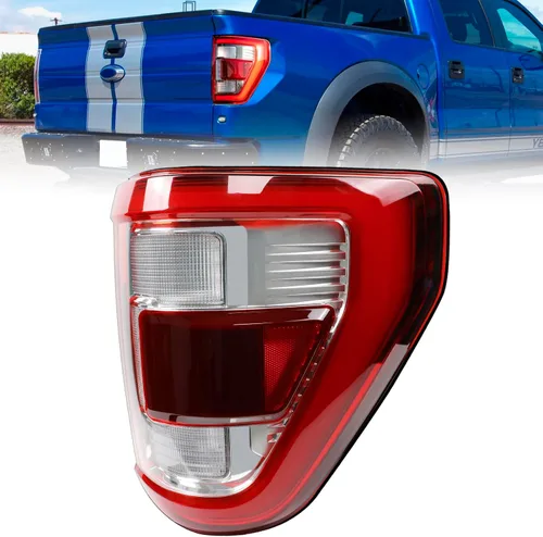 Miniatura 10 de Conjunto de luz trasera LED con puntos ciegos compatible con Ford F150 F-150 King Ranch Lariat Limited Platinum 2021 2022 2023 Reemplazo
