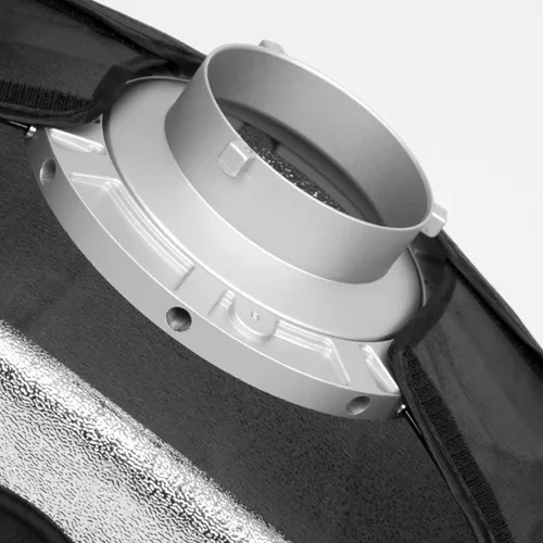 Miniatura 3 de Godox - Caja de luz de tira de 13.8 x 63.0 in, rejilla de panal de abeja y montaje Bowens Speedring Bowens Mount para estudio estroboscópico flash