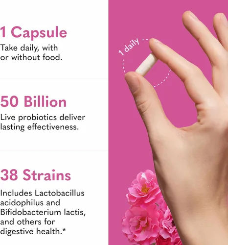 Miniatura 4 de Garden of Life: probióticos crudos para el cuidado vaginal de la mujer con acidophilus, probiótico que promueve el equilibrio de la levadura, salud