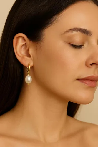 Miniatura 54 de Gempires - Aretes de aro hechos a mano con cristales crudos, hipoalergénicos, chapados en oro, ligeros, elegantes, regalos de joyería para mujeres