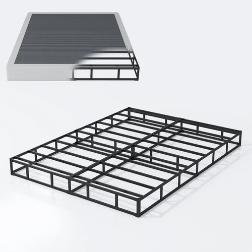 Miniatura 8 de Vehowy Somier de 7 pulgadas para cama Full, solo somier de tamaño Full, base de colchón de servicio pesado, base de cama de metal, antideslizante