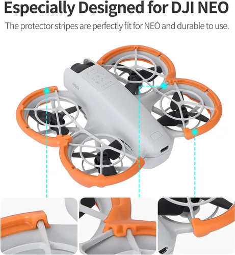 Miniatura 4 de Accesorios para protectores de parachoques para dron, protector de hélice protector de cardán protector de anillo anticolisión para accesorios DJI