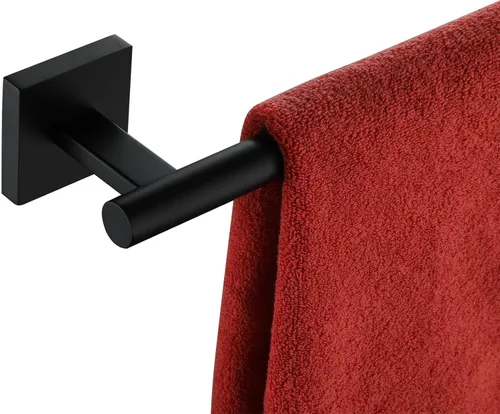 Miniatura 19 de KOKOSIRI Toallero de baño, toallero para baño, cocina, collar de 32 pulgadas, níquel cepillado, acero inoxidable B4005BR-L32