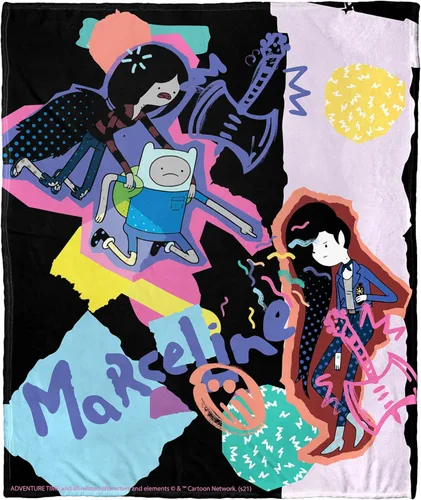 Miniatura 44 de Northwest Adventure Time - Manta de seda táctil, 50 x 60 pulgadas, Adventure Comic
