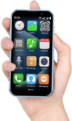 Miniatura 12 de Mini teléfono inteligente 3G desbloqueado, 3.0 pulgadas HD Android Dual Sim Quad Core Face ID Mini Premium Niño Pequeño Teléfono celular de bolsillo