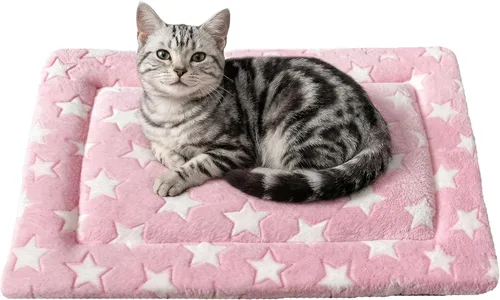 Miniatura 19 de Tapete de Cama para Perro - Tapetes de Cama Reversibles para Jaula de Perro, Suave y Transpirable, Almohadilla para Perrera, Cama de Jaula Duradera
