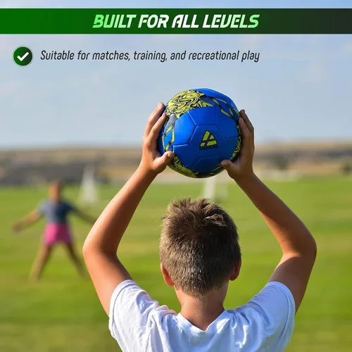 Miniatura 5 de VIZARI Toledo Balón de fútbol Entrenamiento al aire libre y divertido fútbol para niños, niñas, jóvenes y niños pequeños Ideal para todos