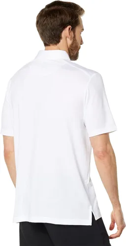 Miniatura 2 de Callaway Polo de golf micro hexagonal para hombre con protección solar, tejido elástico sólido