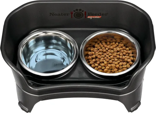 Miniatura 8 de Neater Feeder Express Cuencos para perros a prueba de desorden, elevados para razas de tamaño mediano a grande, cuenco de comida para perros sin