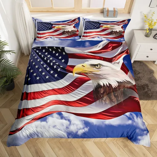 Miniatura 36 de Erosebridal - Juego de ropa de cama con diseño de parque nacional, funda de edredón de montañas humeantes, funda de edredón verde bruma y árbol