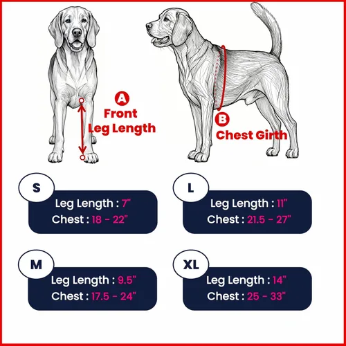 Miniatura 7 de Manga de pierna delantera para perro, XL, cómoda, material transpirable, banda elástica ajustable, para puntos calientes, heridas, vendajes