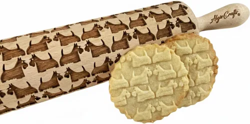 Miniatura 4 de Rodillo grabado en relieve del modelo de los perros salchicha grabado el rodillo con el modelo de los perros