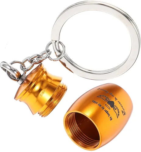 IMIKEYA Llavero de contenedor de cenizas Llavero colgante de ceniza Llavero de metal Adorno de urna para mascotas