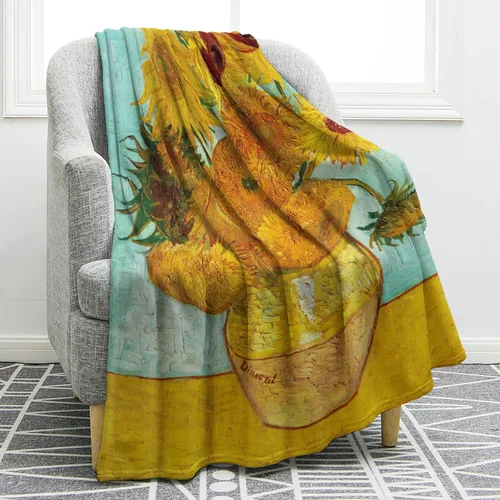 Miniatura 13 de Jekeno Regalos de girasol para mujeres, mamá, manta personalizada con girasol, manta personalizada con nombre, manta de franela personalizada