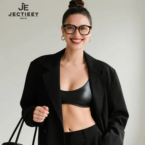 Miniatura 2 de Lentes con bloqueo de luz azul para hombres y mujeres, anteojos de moda de gran tamaño cuadrados anti fatiga ocular para juegos/lectura/televisión