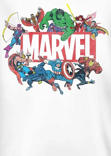 Miniatura 2 de Marvel - Camiseta de manga larga para hombre, Spiderman, Ironman, Capitán América y Hulk Tee Comics de manga larga